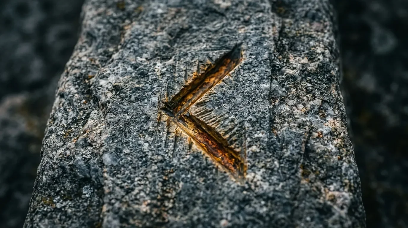 Petit insecte brun pos&eacute; sur une surface rocheuse grise