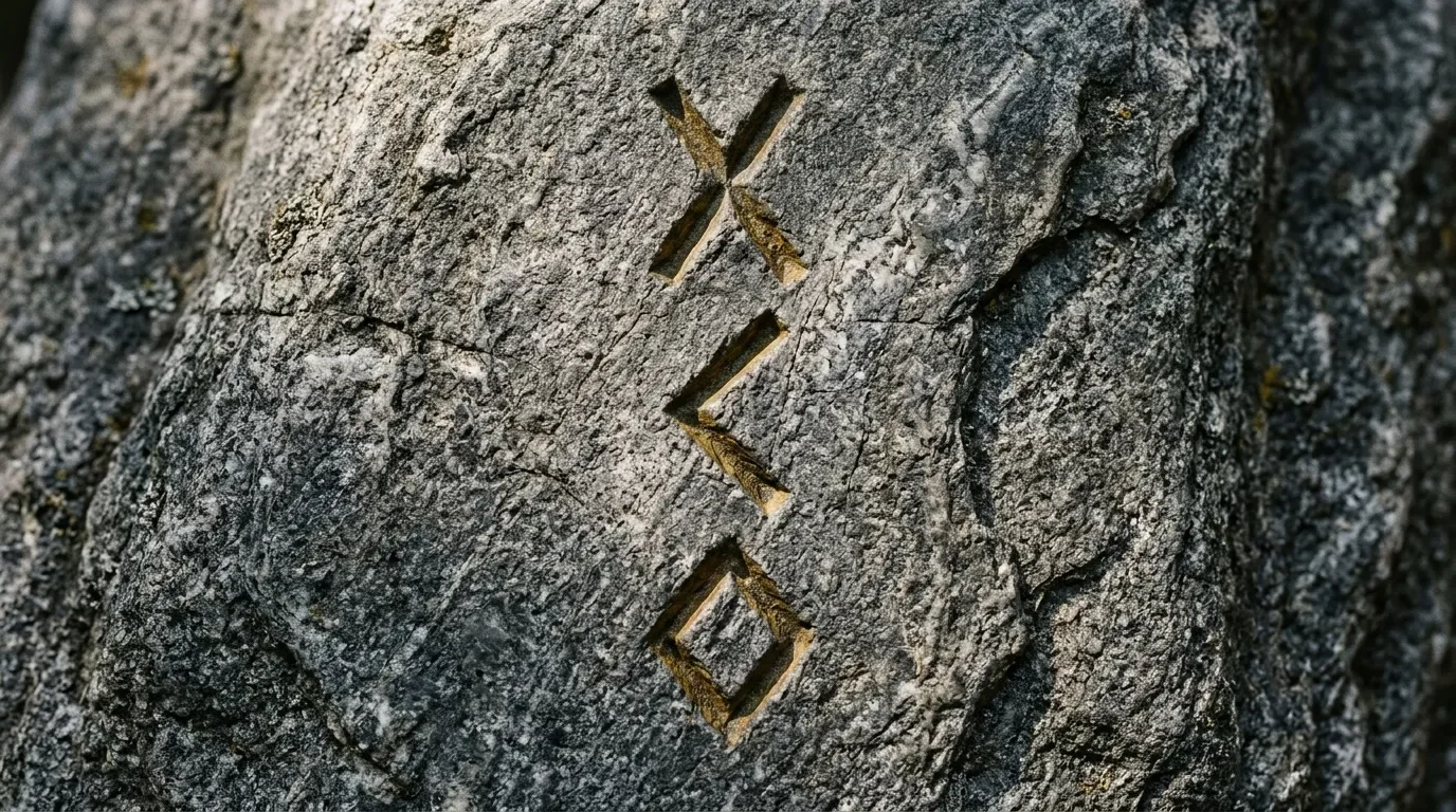 Trois marques de griffes parallèles sur écorce rugueuse grise