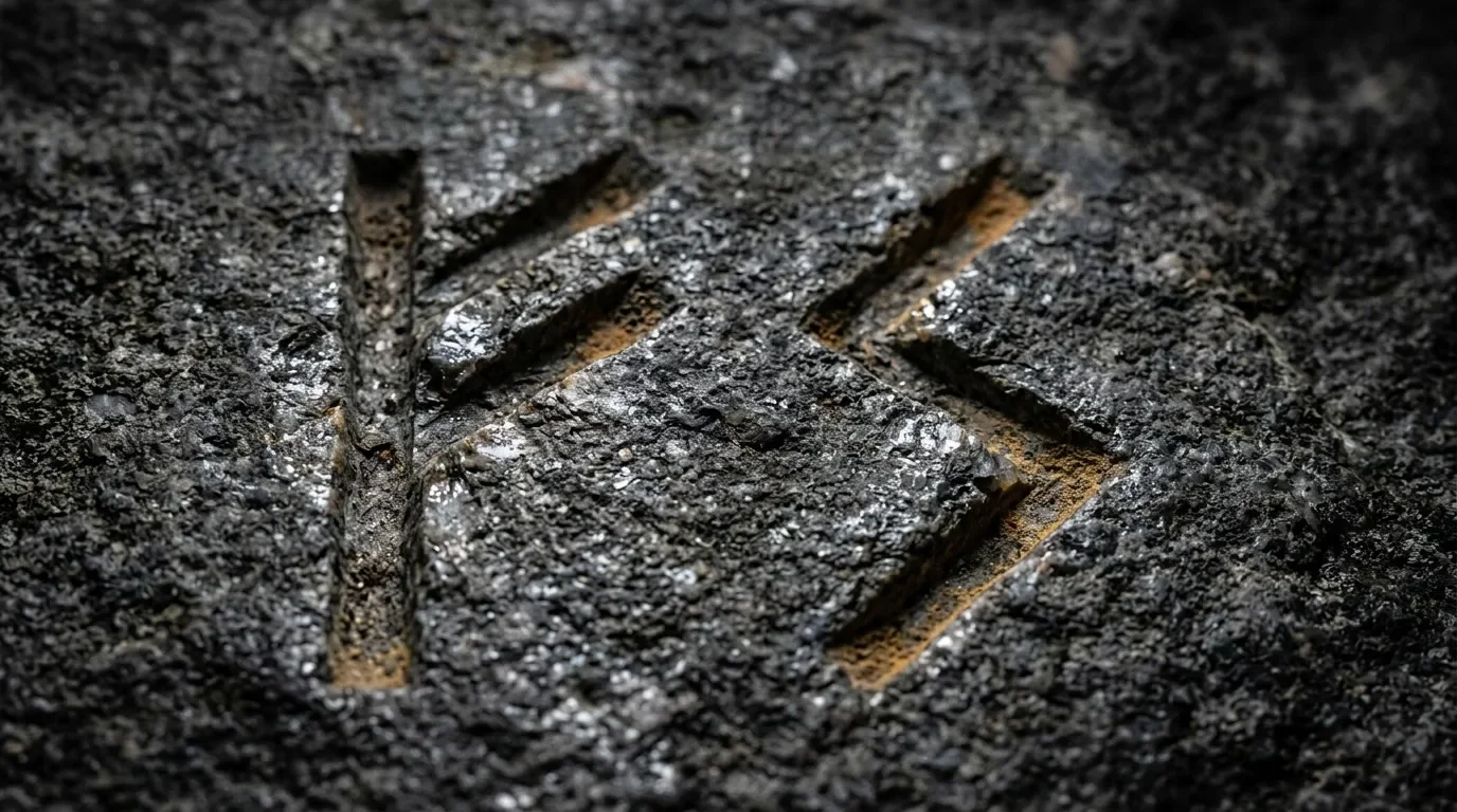Surface de b&eacute;ton gris avec fissures et traces d'usure