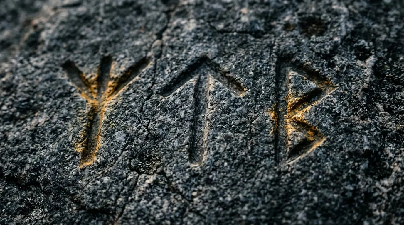 Surface rocheuse grise texturée avec traces minérales dorées